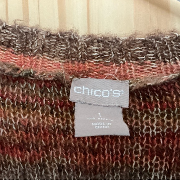 Chicos Fall Colored Open Cardigan - Picture 3 of 3